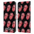 thumbnail image 1 of Head Case Designs Officially Licensed The Rolling Stones Licks Collection Tongue Classic Pattern Leather Book Wallet Case Cover Compatible with Apple iPhone XR, 1 of 6