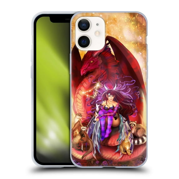 Head Case Designs Officially Licensed Ruth Thompson Dragons Capricorn Soft Gel Case Compatible with Apple iPhone 12 Mini