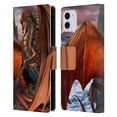 thumbnail image 1 of Head Case Designs Officially Licensed Ruth Thompson Dragons Coppervein Leather Book Wallet Case Cover Compatible with Apple iPhone 11, 1 of 6