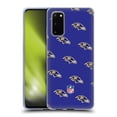 thumbnail image 1 of Head Case Designs NFL Baltimore Ravens Artwork Patterns Soft Gel Case for Samsung Galaxy S20 / S20 5G, 1 of 7