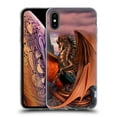 thumbnail image 1 of Head Case Designs Officially Licensed Ruth Thompson Dragons Coppervein Soft Gel Case Compatible with Apple iPhone XS Max, 1 of 7