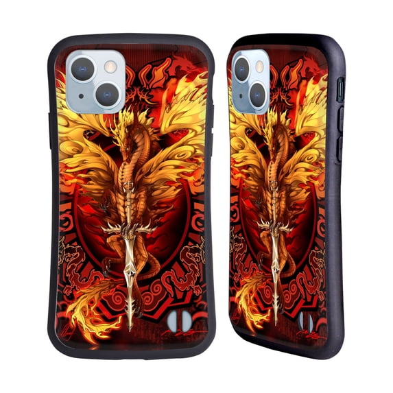 Head Case Designs Officially Licensed Ruth Thompson Dragons Flameblade Hybrid Case Compatible with Apple iPhone 14