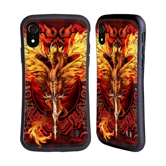 Head Case Designs Officially Licensed Ruth Thompson Dragons Flameblade Hybrid Case Compatible with Apple iPhone XR