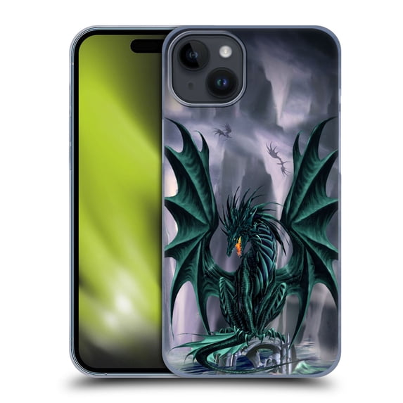 Head Case Designs Officially Licensed Ruth Thompson Dragons Jade Hard Back Case Compatible with Apple iPhone 15 Plus