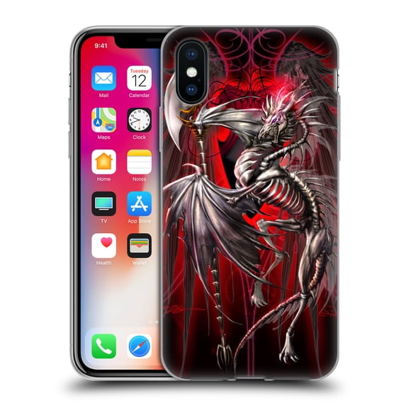 Head Case Designs Officially Licensed Ruth Thompson Dragons Lichblade Soft Gel Case Compatible with Apple iPhone X / iPhone XS