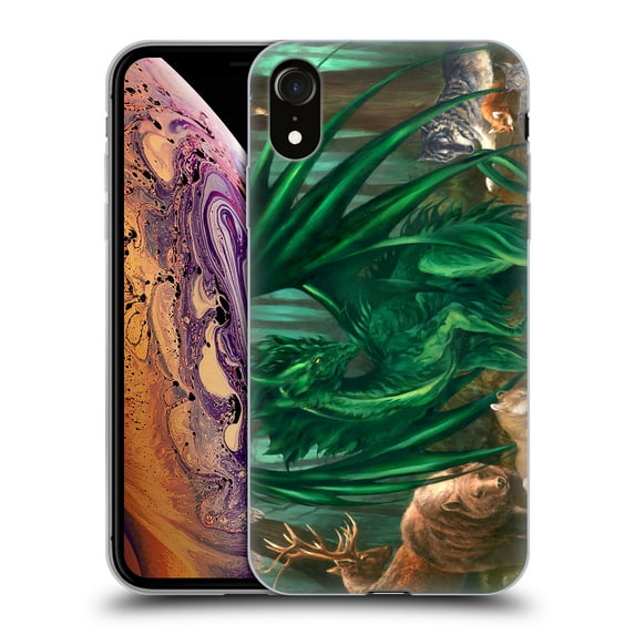 Head Case Designs Officially Licensed Ruth Thompson Dragons Lord of the Forest Soft Gel Case Compatible with Apple iPhone XR