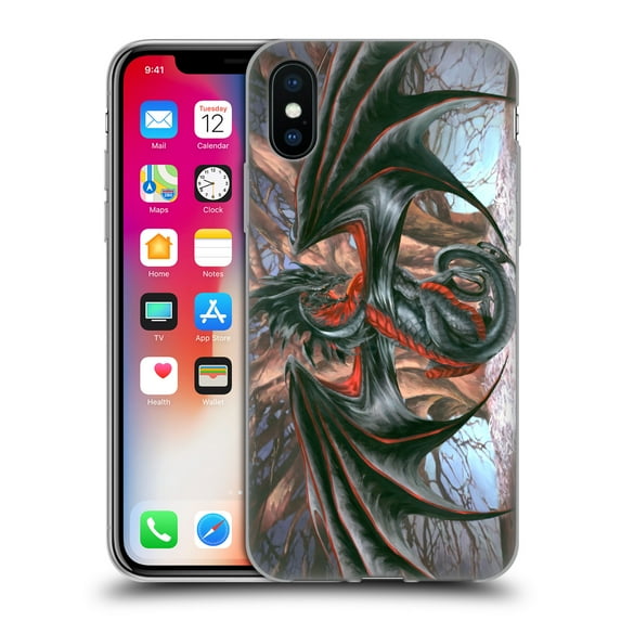 Head Case Designs Officially Licensed Ruth Thompson Dragons Malice Soft Gel Case Compatible with Apple iPhone X / iPhone XS