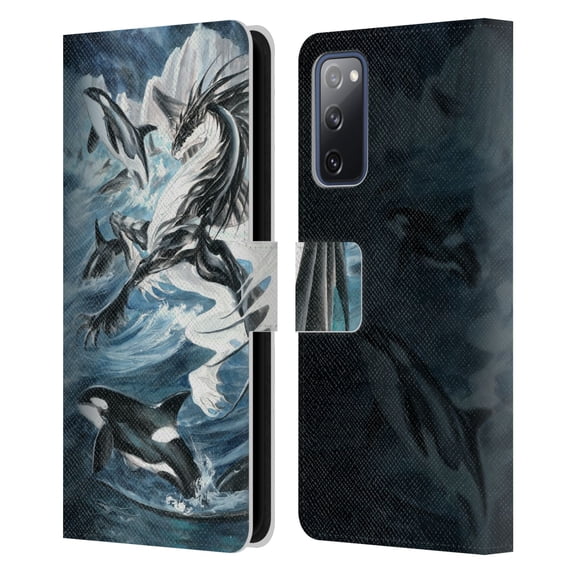 Head Case Designs Officially Licensed Ruth Thompson Dragons Oceanus Leather Book Wallet Case Cover Compatible with Samsung Galaxy S20 FE / 5G