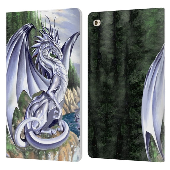 Head Case Designs Officially Licensed Ruth Thompson Dragons Quicksilver Leather Book Wallet Case Cover Compatible with Apple iPad mini 4