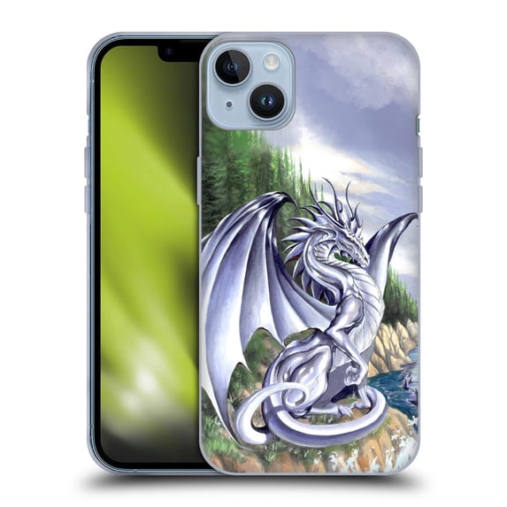 Head Case Designs Officially Licensed Ruth Thompson Dragons Quicksilver Soft Gel Case Compatible with Apple iPhone 14 Plus