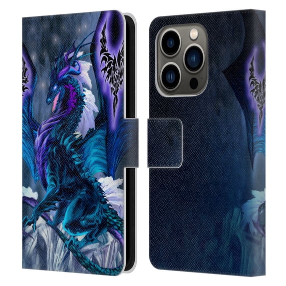 Head Case Designs Officially Licensed Ruth Thompson Dragons Relic Leather Book Wallet Case Cover Compatible with Apple iPhone 14 Pro