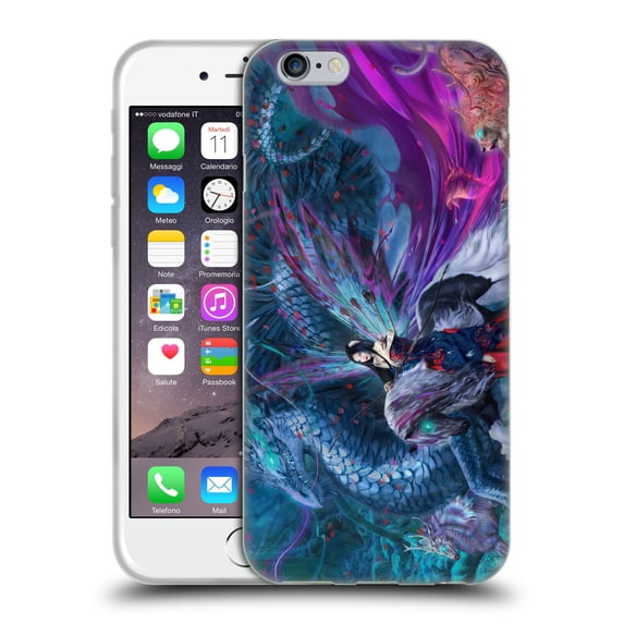 Head Case Designs Officially Licensed Ruth Thompson Dragons Ride of the Yokai Soft Gel Case Compatible with Apple iPhone 6 / iPhone 6s