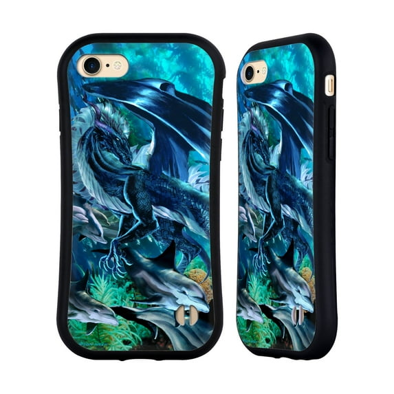 Head Case Designs Officially Licensed Ruth Thompson Dragons Sea Frolic Hybrid Case Compatible with Apple iPhone 7 / 8 / SE 2020 & 2022