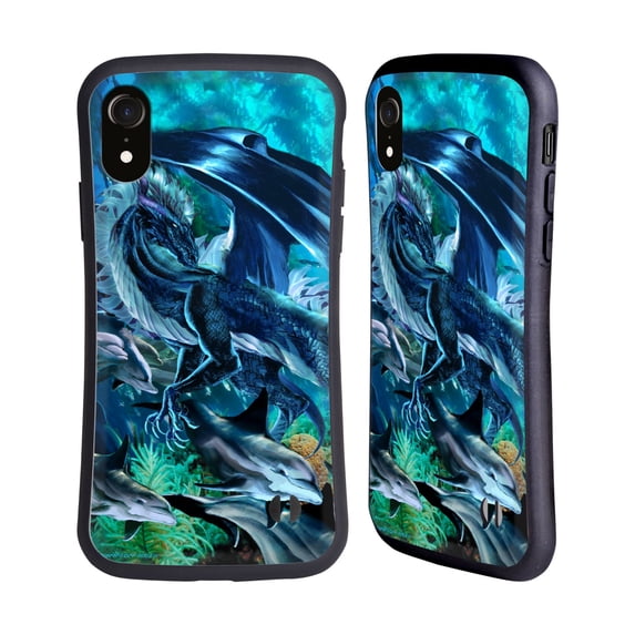 Head Case Designs Officially Licensed Ruth Thompson Dragons Sea Frolic Hybrid Case Compatible with Apple iPhone XR