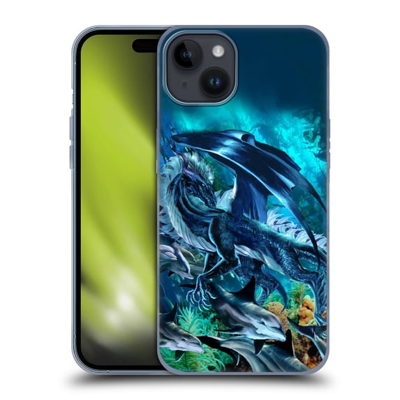 Head Case Designs Officially Licensed Ruth Thompson Dragons Sea Frolic Soft Gel Case Compatible with Apple iPhone 15 Plus