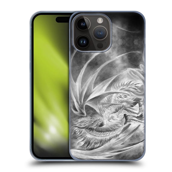 Head Case Designs Officially Licensed Ruth Thompson Dragons Silver Ice Hard Back Case Compatible with Apple iPhone 15 Pro Max