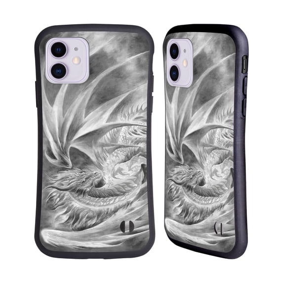 Head Case Designs Officially Licensed Ruth Thompson Dragons Silver Ice Hybrid Case Compatible with Apple iPhone 11