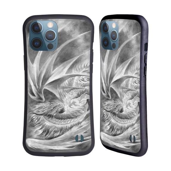 Head Case Designs Officially Licensed Ruth Thompson Dragons Silver Ice Hybrid Case Compatible with Apple iPhone 13 Pro Max
