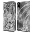 thumbnail image 1 of Head Case Designs Officially Licensed Ruth Thompson Dragons Silver Ice Leather Book Wallet Case Cover Compatible with Apple iPhone XR, 1 of 6
