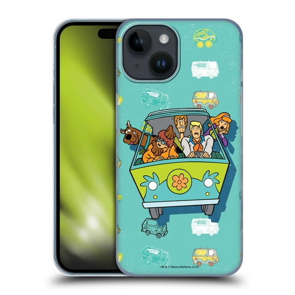 Head Case Designs Officially Licensed Scooby-Doo 50th Anniversary Mystery Inc. Hard Back Case Compatible with Apple iPhone 15