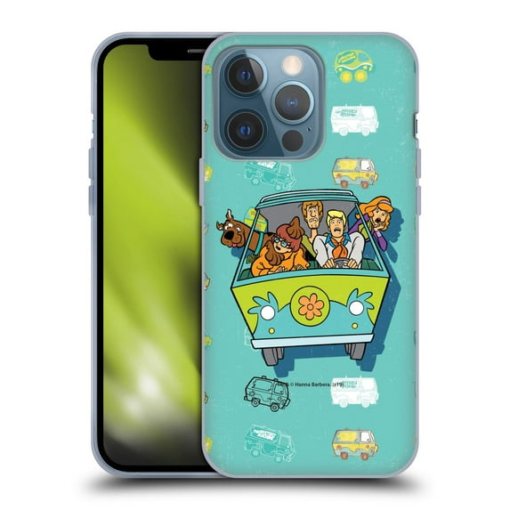 Head Case Designs Officially Licensed Scooby-Doo 50th Anniversary Mystery Inc. Soft Gel Case Compatible with Apple iPhone 13 Pro