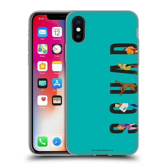 Head Case Designs Officially Licensed Scooby-Doo 50th Anniversary Mystery Inc. Squad Soft Gel Case Compatible with Apple iPhone X / iPhone XS