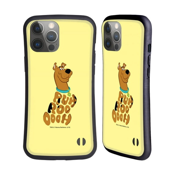 Head Case Designs Officially Licensed Scooby-Doo 50th Anniversary Ruh-Roo Oooh Hybrid Case Compatible with Apple iPhone 14 Pro Max