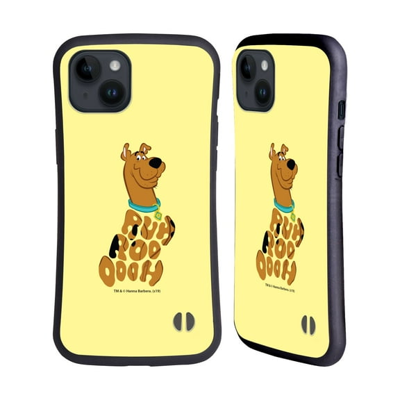 Head Case Designs Officially Licensed Scooby-Doo 50th Anniversary Ruh-Roo Oooh Hybrid Case Compatible with Apple iPhone 15 Plus