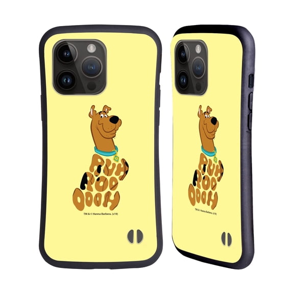Head Case Designs Officially Licensed Scooby-Doo 50th Anniversary Ruh-Roo Oooh Hybrid Case Compatible with Apple iPhone 15 Pro Max