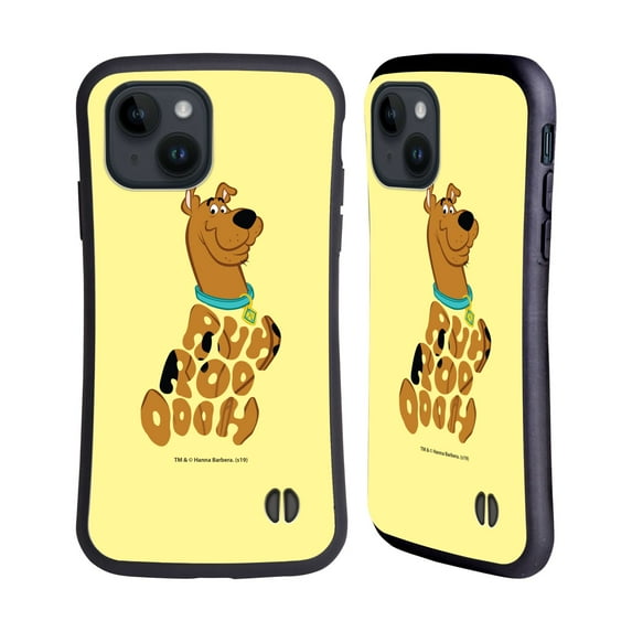 Head Case Designs Officially Licensed Scooby-Doo 50th Anniversary Ruh-Roo Oooh Hybrid Case Compatible with Apple iPhone 15