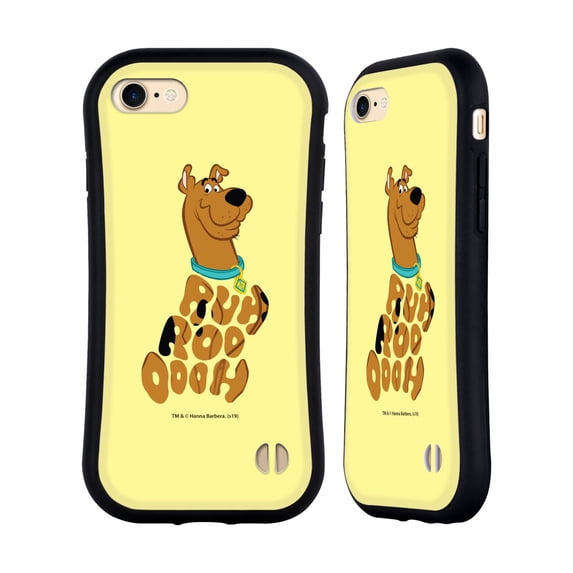 Head Case Designs Officially Licensed Scooby-Doo 50th Anniversary Ruh-Roo Oooh Hybrid Case Compatible with Apple iPhone 7 / 8 / SE 2020 & 2022