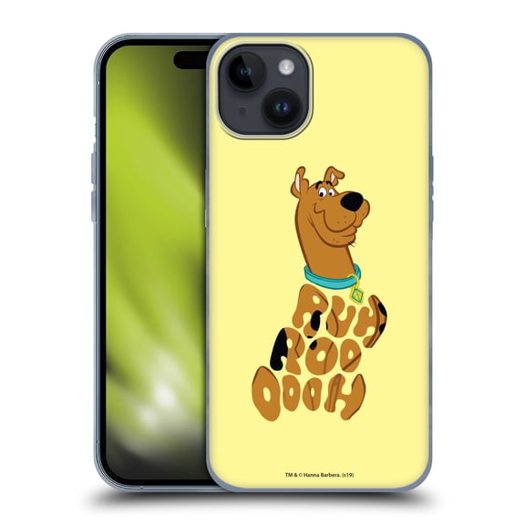 Head Case Designs Officially Licensed Scooby-Doo 50th Anniversary Ruh-Roo Oooh Soft Gel Case Compatible with Apple iPhone 15 Plus