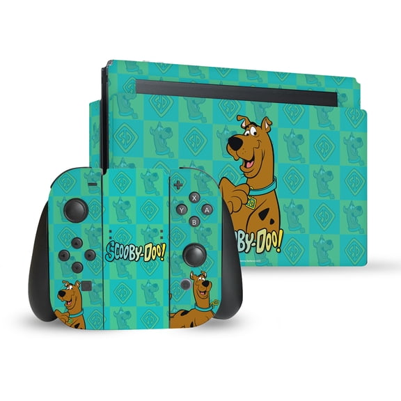 Head Case Designs Officially Licensed Scooby-Doo Graphics Scoob Vinyl Sticker Skin Decal Cover Compatible with Nintendo Switch Bundle