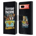 thumbnail image 1 of Head Case Designs Officially Licensed Scooby-Doo Mystery Inc. Grunge Mystery Machine Leather Book Wallet Case Cover Compatible with Google Pixel 7a, 1 of 6