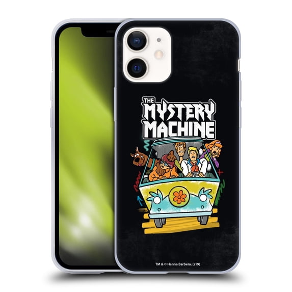 Head Case Designs Officially Licensed Scooby-Doo Mystery Inc. Grunge Mystery Machine Soft Gel Case Compatible with Apple iPhone 12 Mini