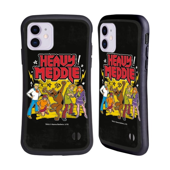 Head Case Designs Officially Licensed Scooby-Doo Mystery Inc. Heavy Meddle Hybrid Case Compatible with Apple iPhone 11