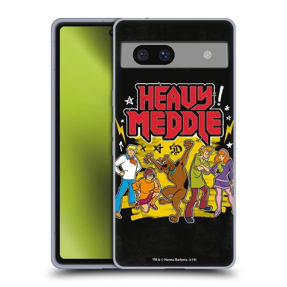 Head Case Designs Officially Licensed Scooby-Doo Mystery Inc. Heavy Meddle Soft Gel Case Compatible with Google Pixel 7a