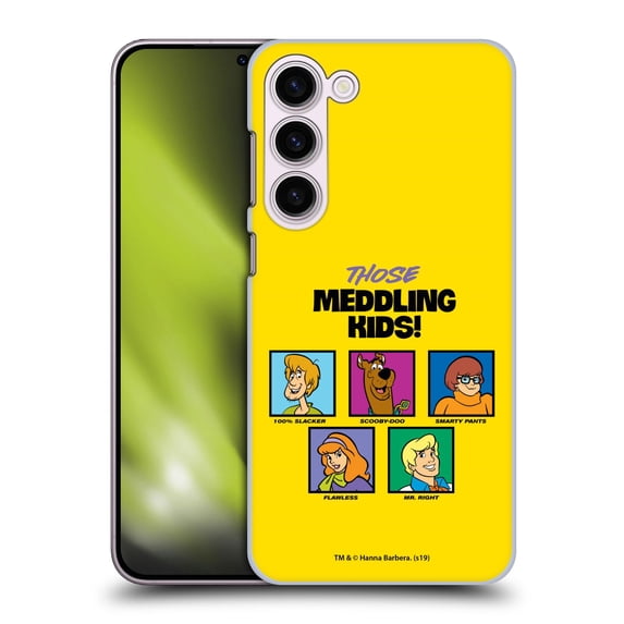Head Case Designs Officially Licensed Scooby-Doo Mystery Inc. Meddling Kids Hard Back Case Compatible with Samsung Galaxy S23+ 5G