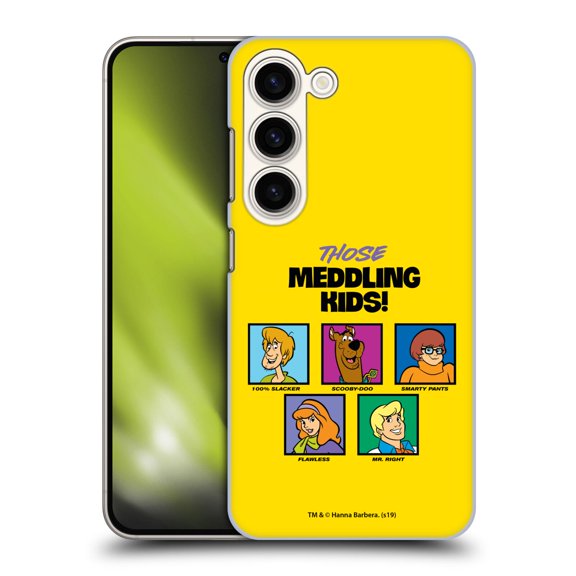 Head Case Designs Officially Licensed Scooby-Doo Mystery Inc. Meddling Kids Hard Back Case Compatible with Samsung Galaxy S23 5G