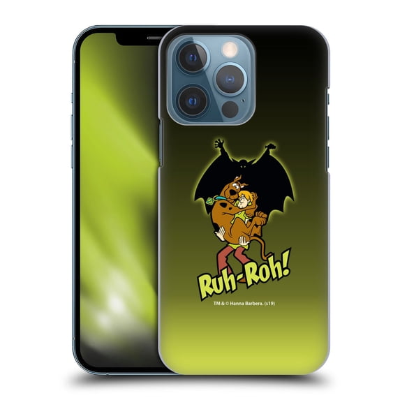 Head Case Designs Officially Licensed Scooby-Doo Mystery Inc. Ruh-Roh Hard Back Case Compatible with Apple iPhone 13 Pro