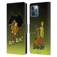 thumbnail image 1 of Head Case Designs Officially Licensed Scooby-Doo Mystery Inc. Ruh-Roh Leather Book Wallet Case Cover Compatible with Apple iPhone 12 Pro Max, 1 of 6