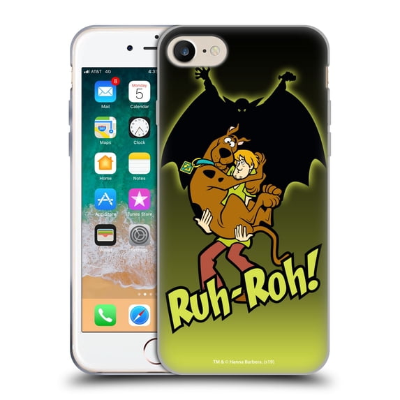 Head Case Designs Officially Licensed Scooby-Doo Mystery Inc. Ruh-Roh Soft Gel Case Compatible with Apple iPhone 7 / 8 / SE 2020 & 2022