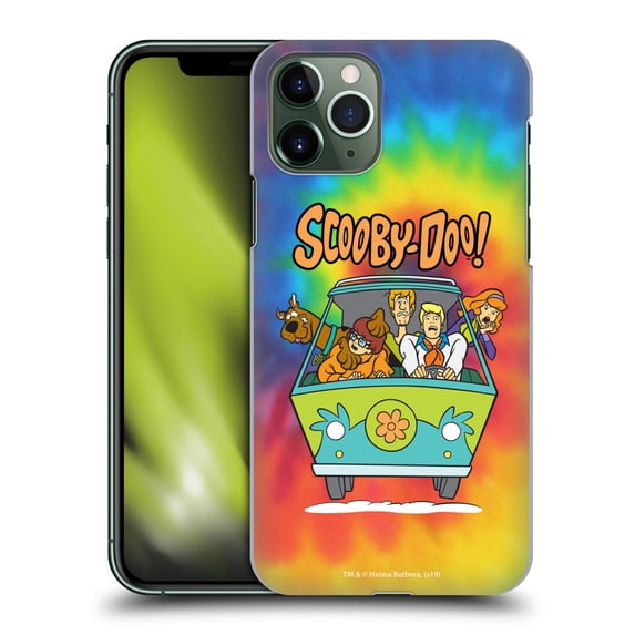 Head Case Designs Officially Licensed Scooby-Doo Mystery Inc. Tie Dye Hard Back Case Compatible with Apple iPhone 11 Pro