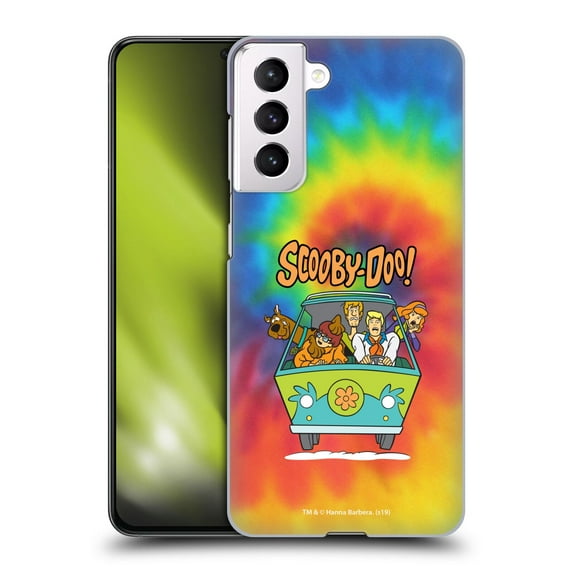 Head Case Designs Officially Licensed Scooby-Doo Mystery Inc. Tie Dye Hard Back Case Compatible with Samsung Galaxy S21 5G