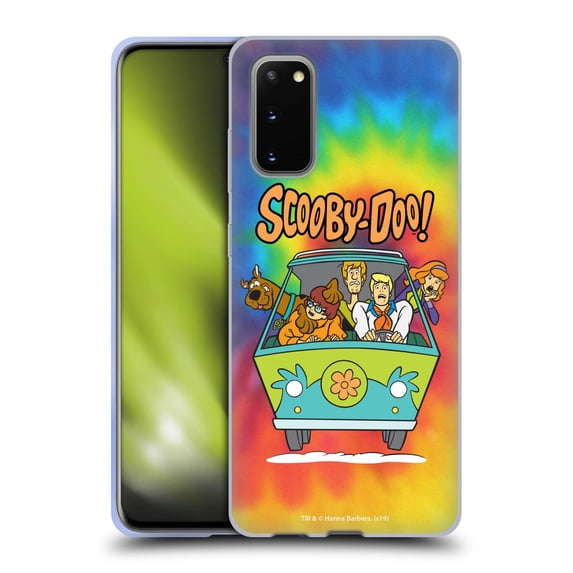 Head Case Designs Officially Licensed Scooby-Doo Mystery Inc. Tie Dye Soft Gel Case Compatible with Samsung Galaxy S20 / S20 5G