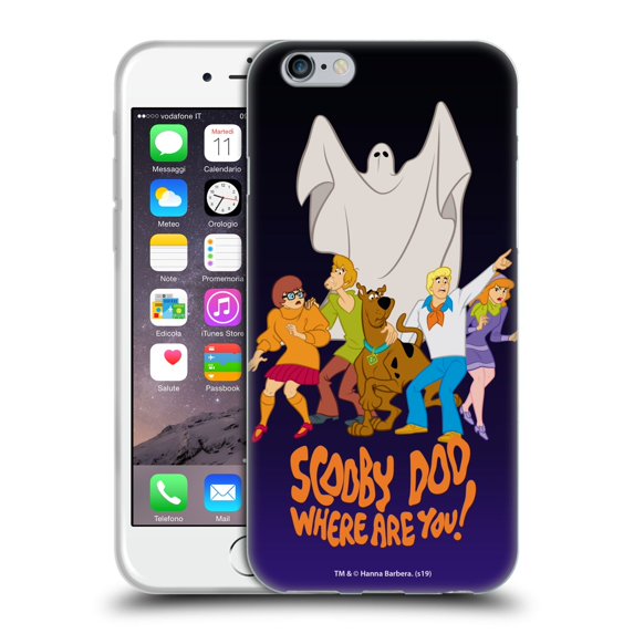 Head Case Designs Officially Licensed Scooby-Doo Mystery Inc. Where Are You? Soft Gel Case Compatible with Apple iPhone 6 / iPhone 6s