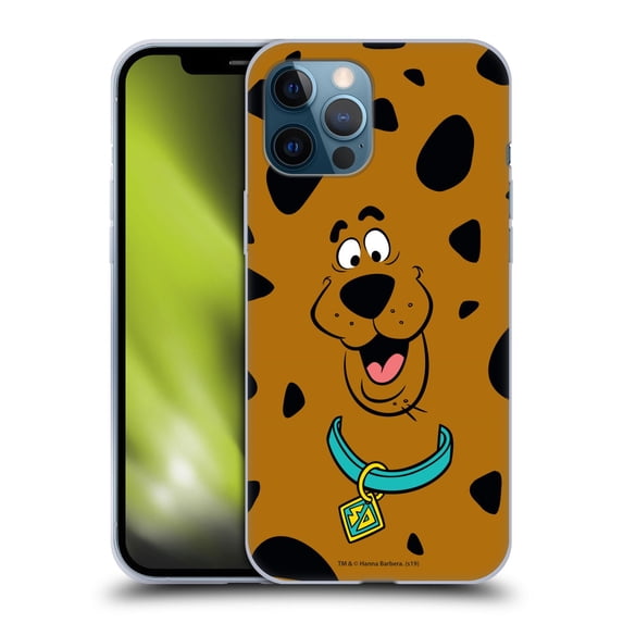 Head Case Designs Officially Licensed Scooby-Doo Scooby Full Face Soft Gel Case Compatible with Apple iPhone 12 Pro Max