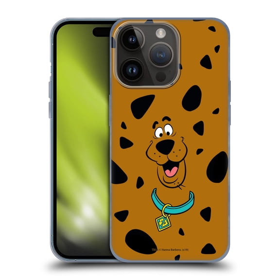 Head Case Designs Officially Licensed Scooby-Doo Scooby Full Face Soft Gel Case Compatible with Apple iPhone 15 Pro