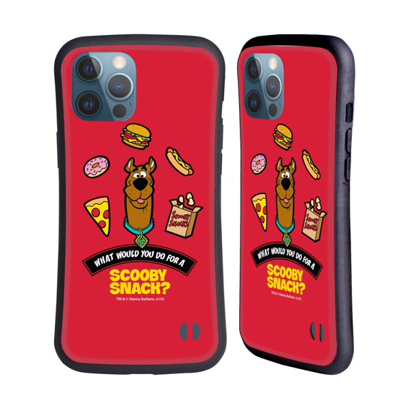 Head Case Designs Officially Licensed Scooby-Doo Scooby Snack Hybrid Case Compatible with Apple iPhone 12 Pro Max