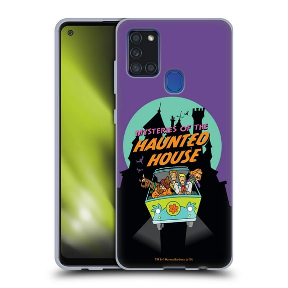 Head Case Designs Officially Licensed Scooby-Doo Seasons Haunted House Soft Gel Case Compatible with Samsung Galaxy A21s (2020)